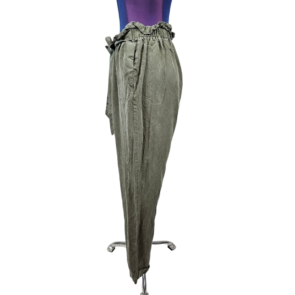 Guess Olive Green Lycocell Jogger Pants Size‎ Large Women's - Picture 5 of 10